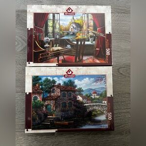 Set of 2 puzzles. Brand new. Sealed.